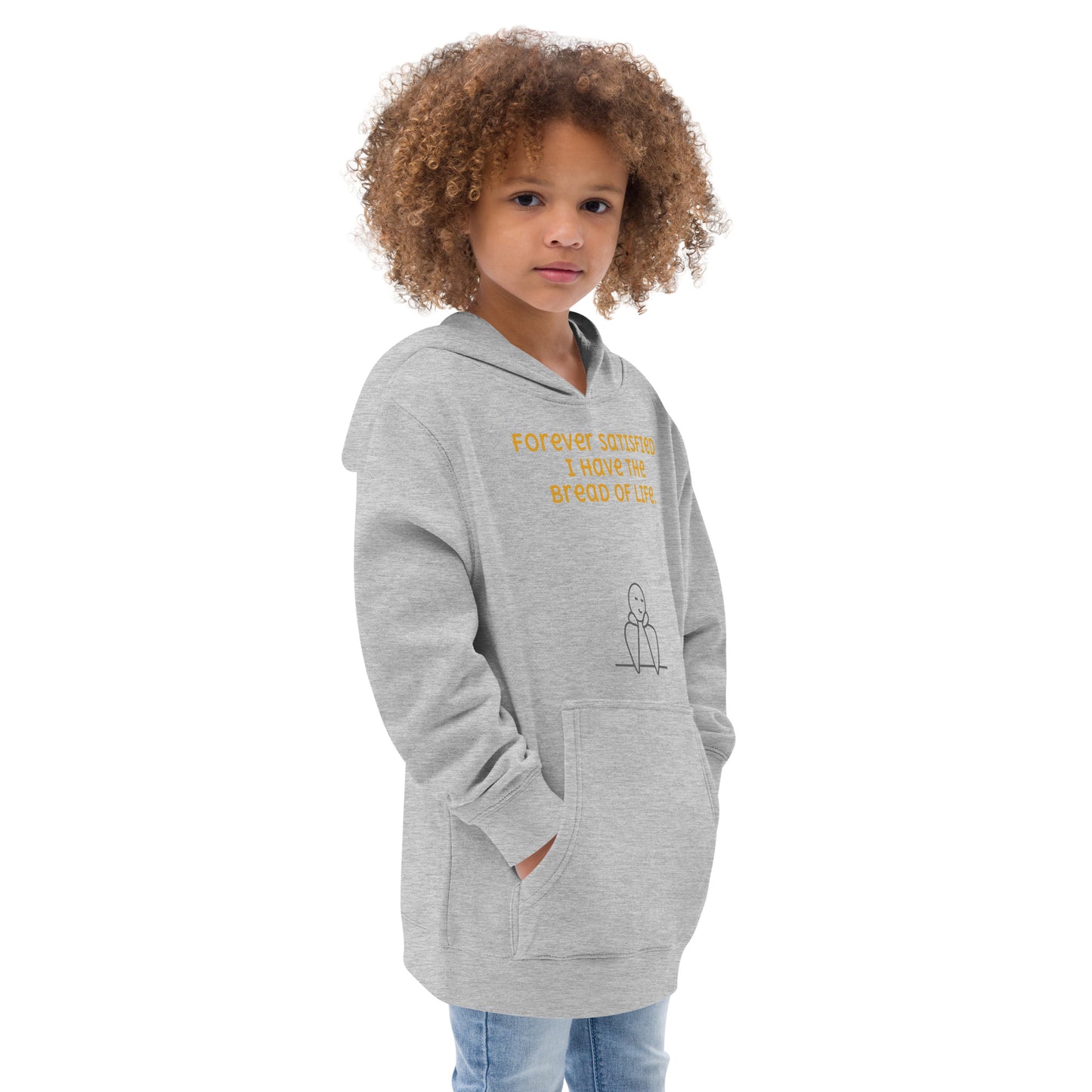 Kids Bread of life fleece hoodie