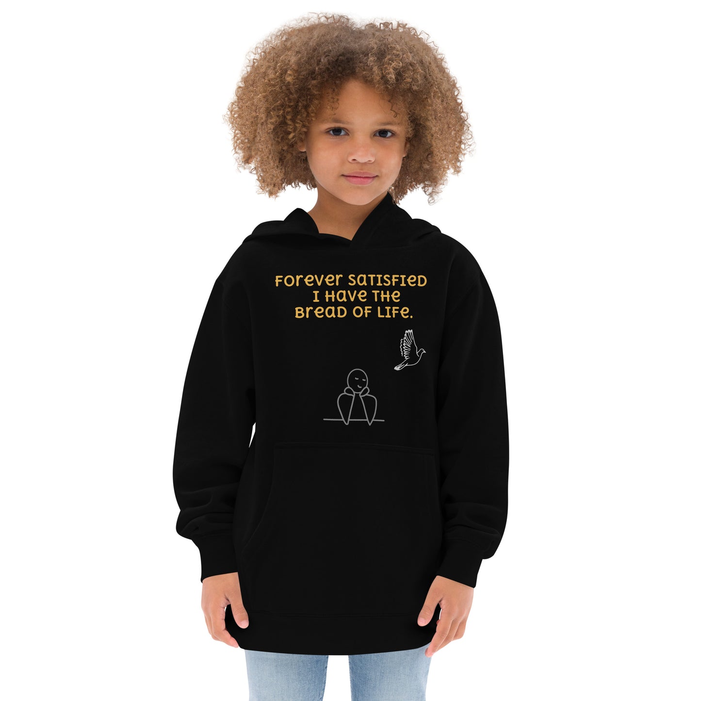 Kids Bread of life fleece hoodie