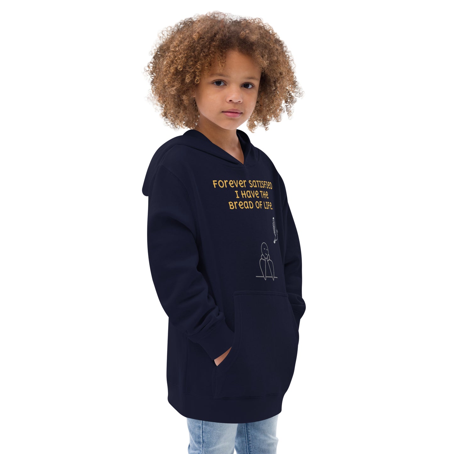 Kids Bread of life fleece hoodie