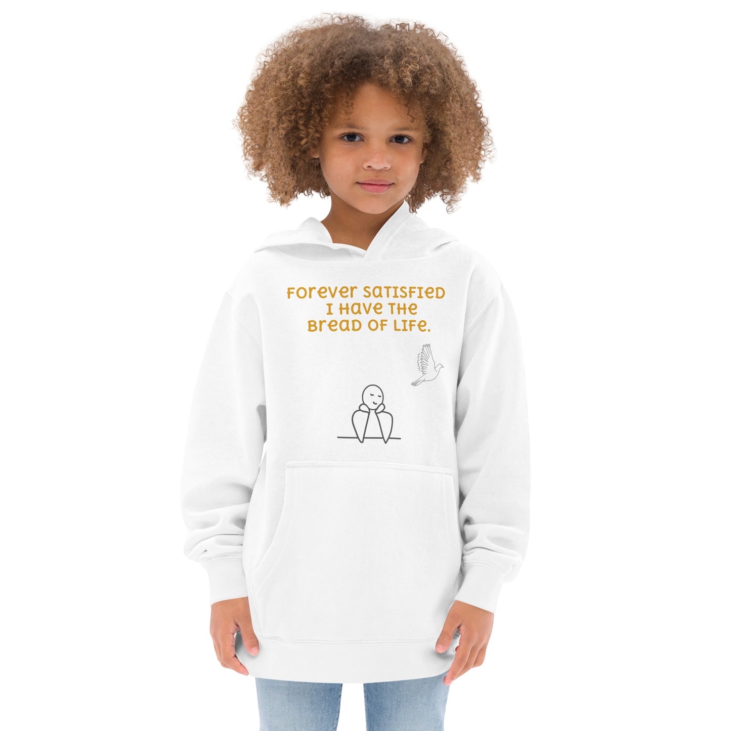 Kids Bread of life fleece hoodie