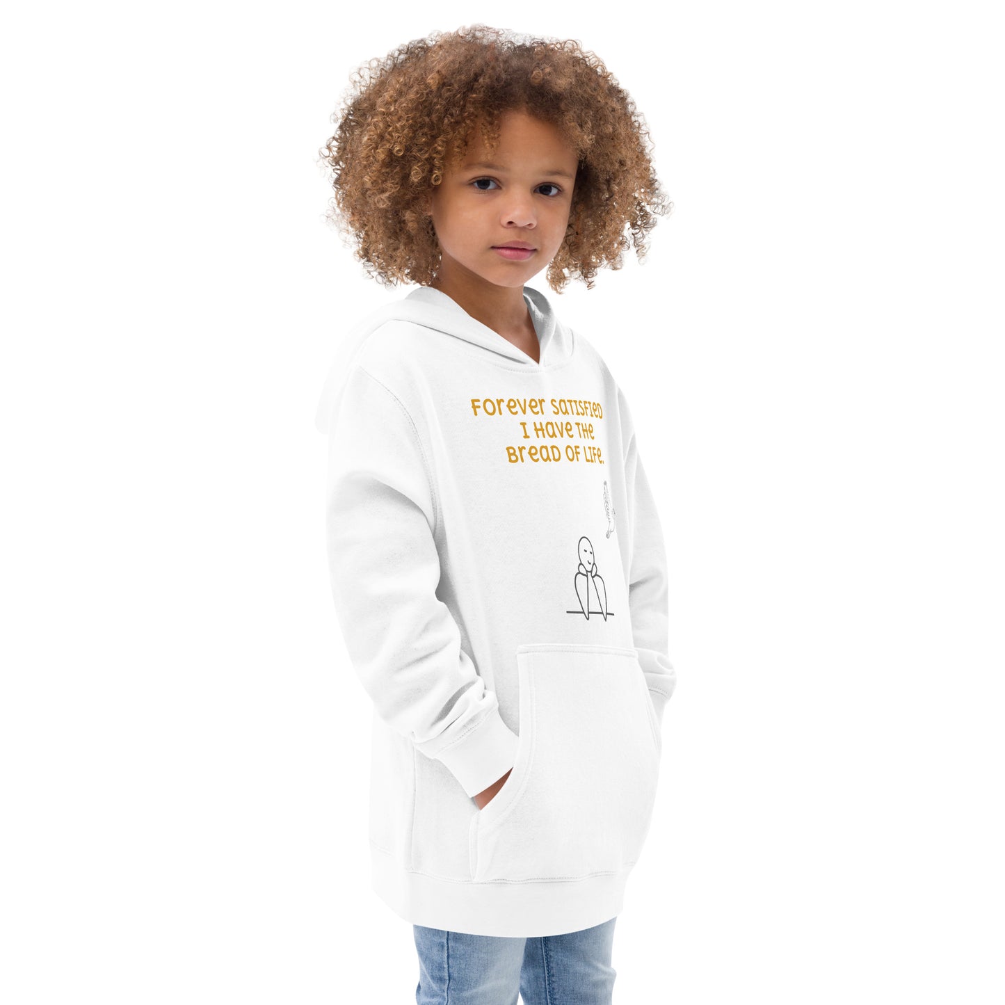 Kids Bread of life fleece hoodie