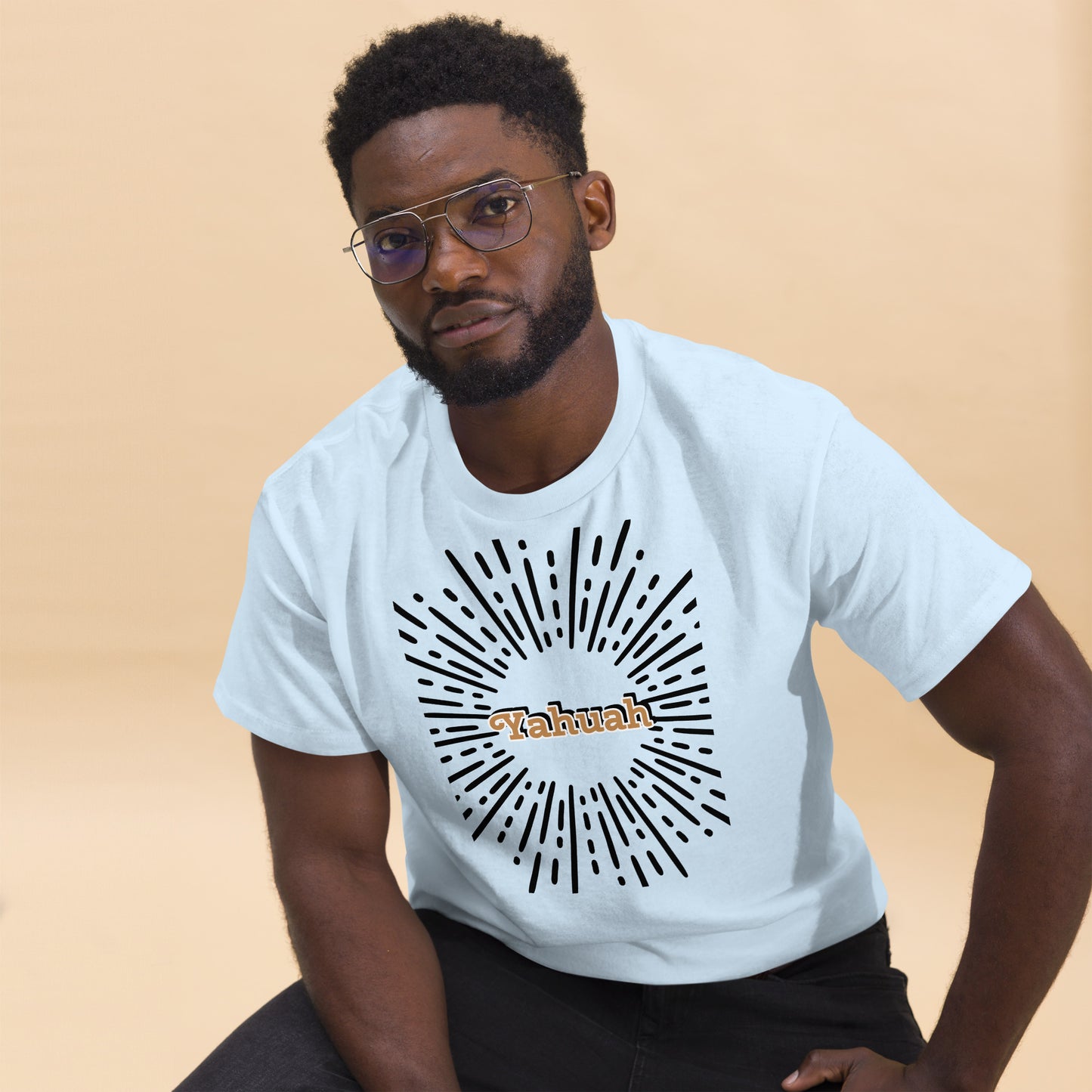 Men's classic  Yahuah shines tee.