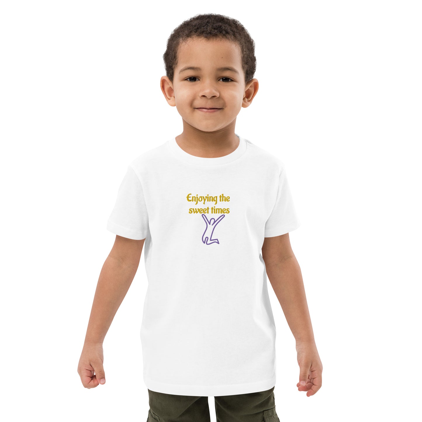 Organic Sweet times cotton kids t-shirt