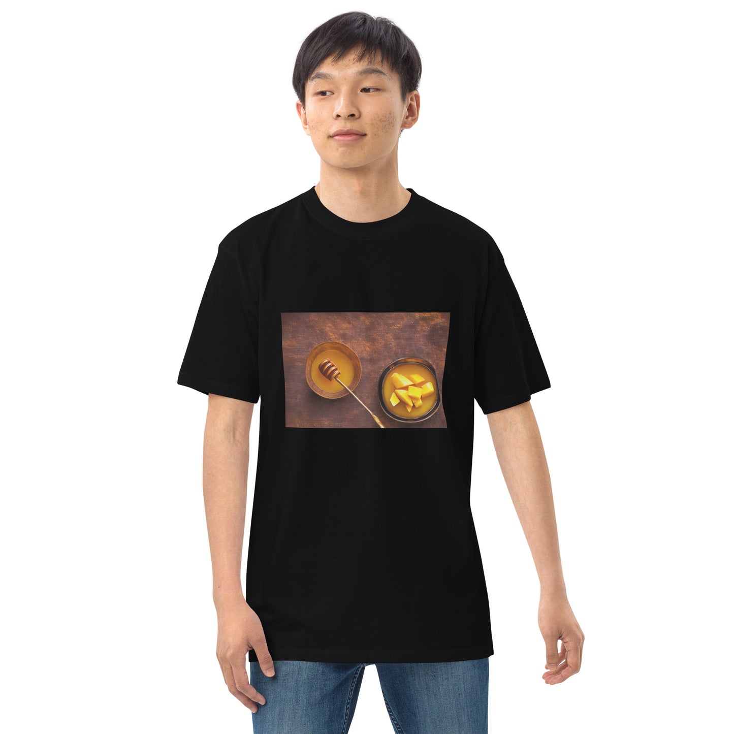 Honey mango Men’s premium heavyweight tee