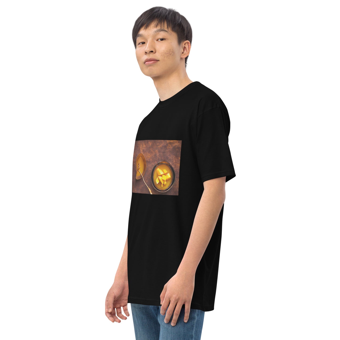 Honey mango Men’s premium heavyweight tee