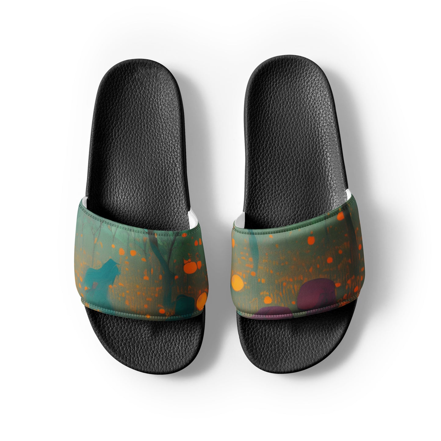 Men’s misty mango field slides