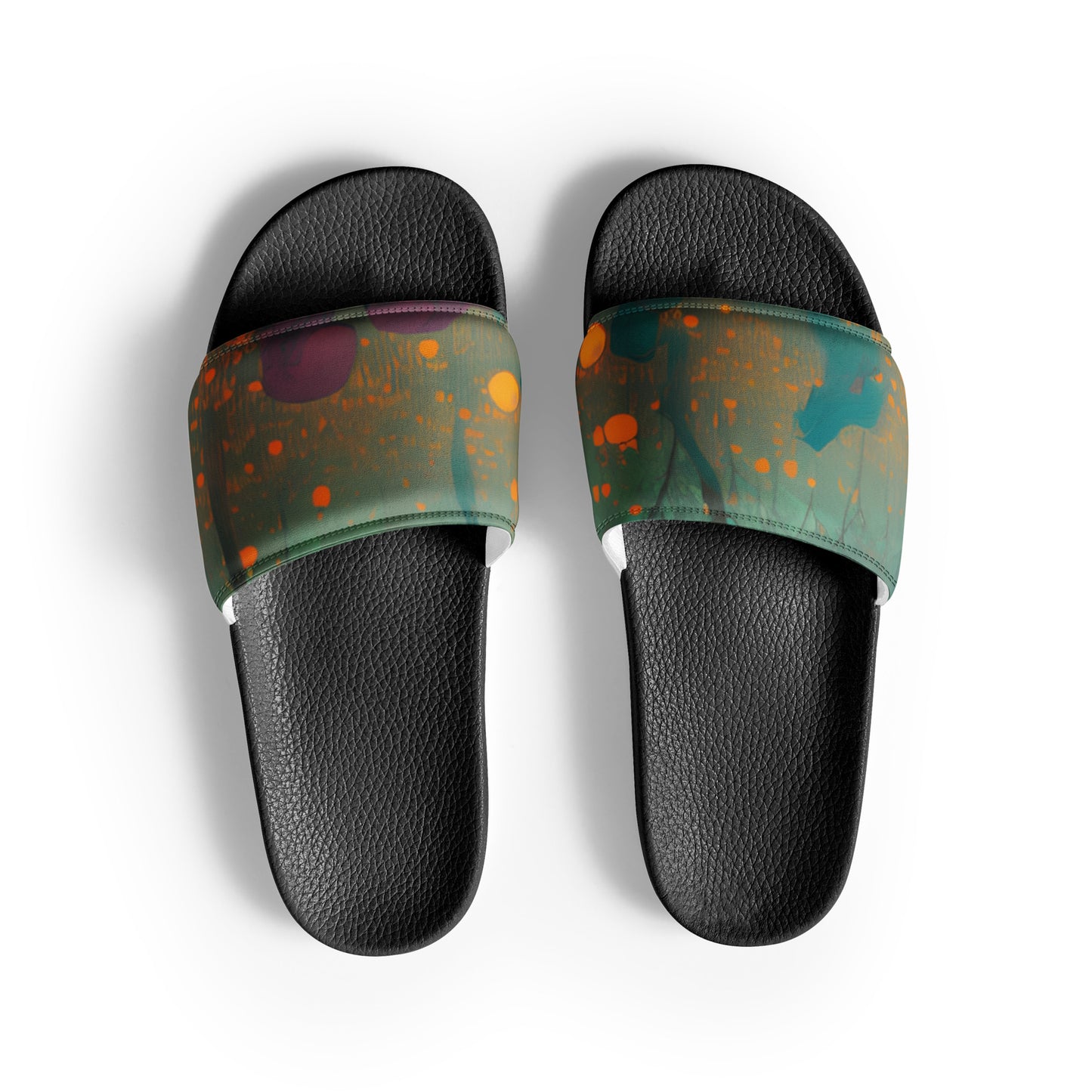 Men’s misty mango field slides