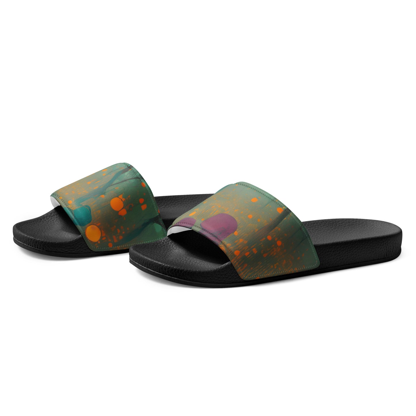 Men’s misty mango field slides