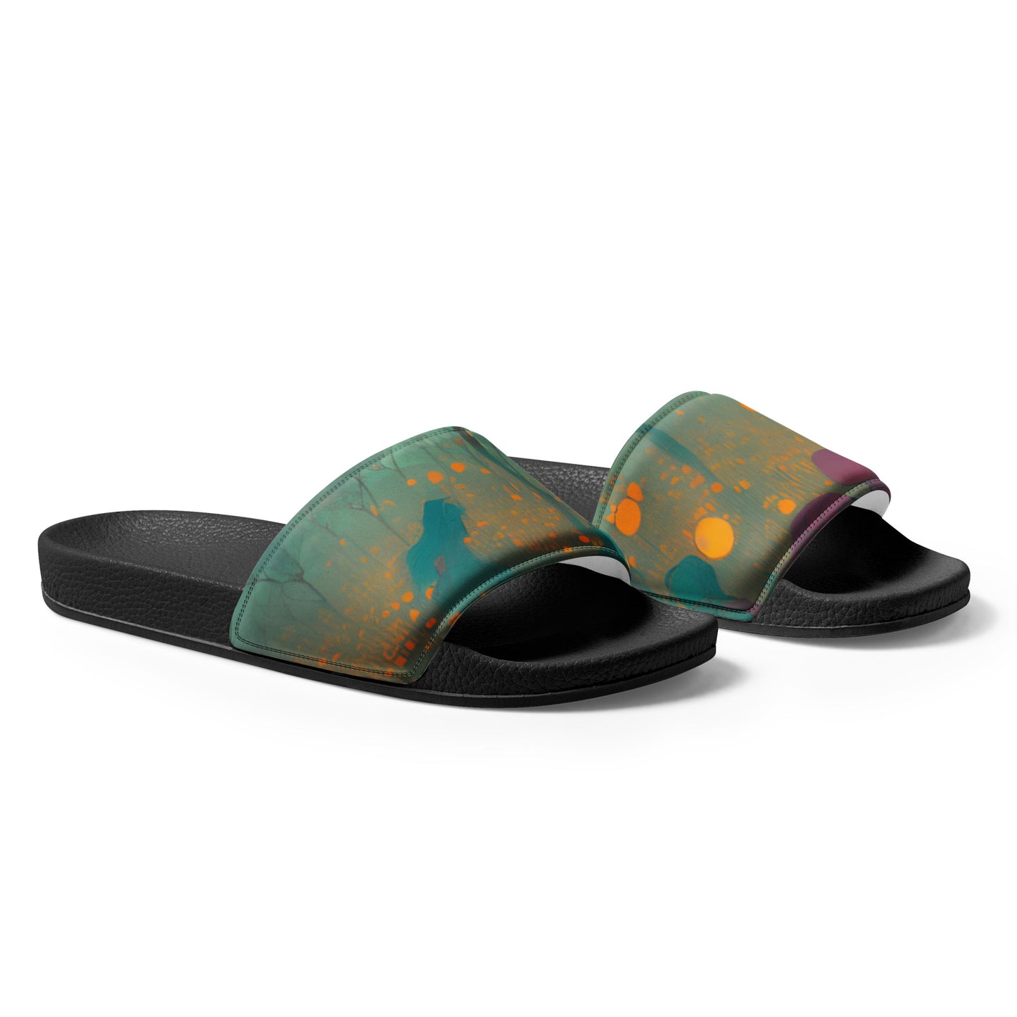 Men’s misty mango field slides