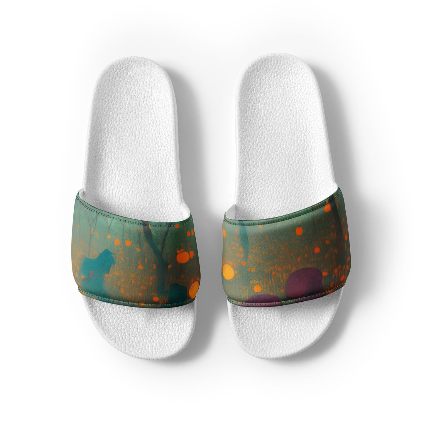 Men’s misty mango field slides