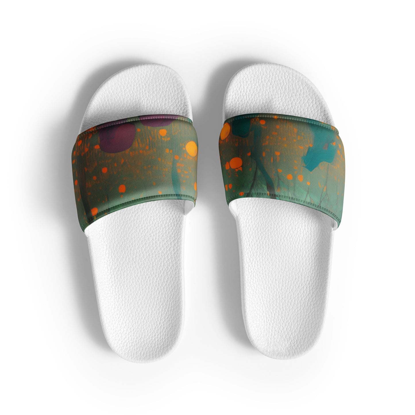 Men’s misty mango field slides