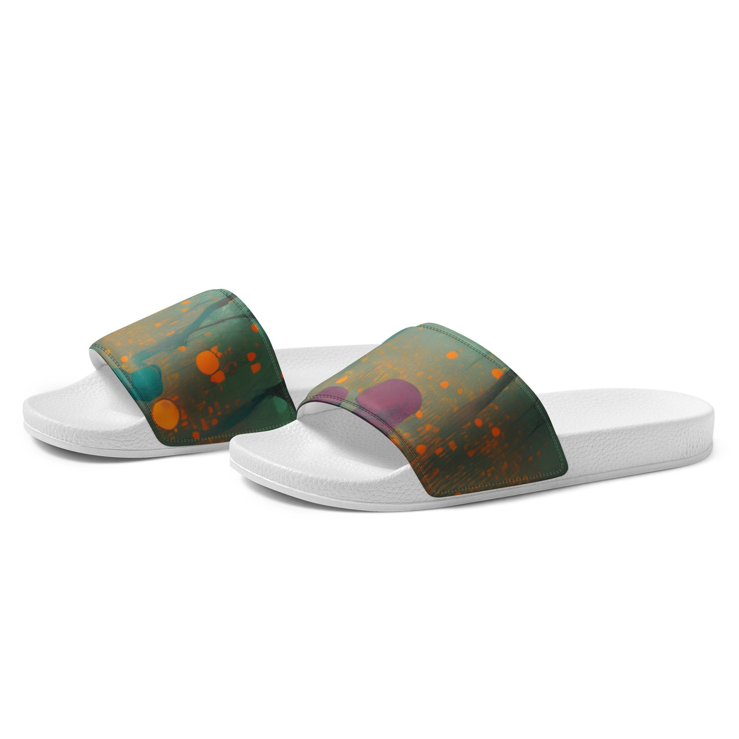 Men’s misty mango field slides