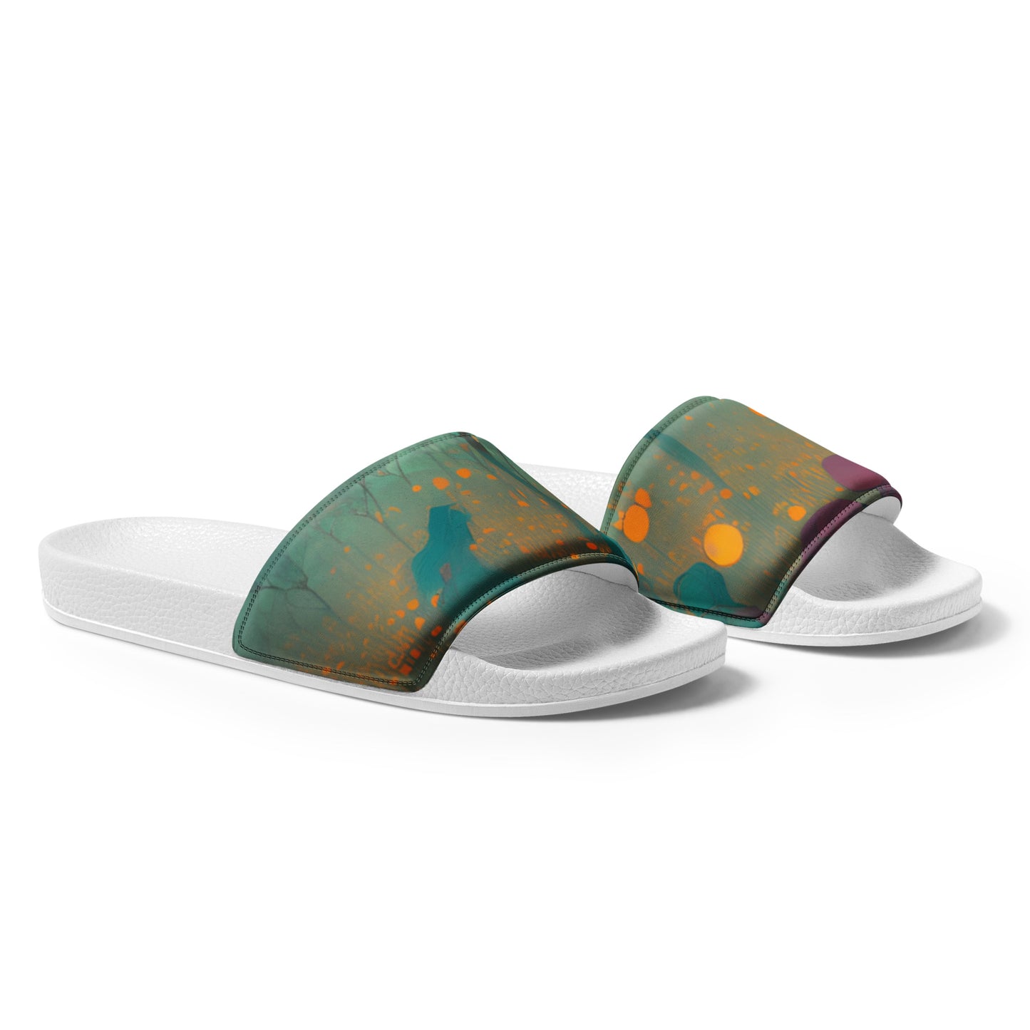 Men’s misty mango field slides