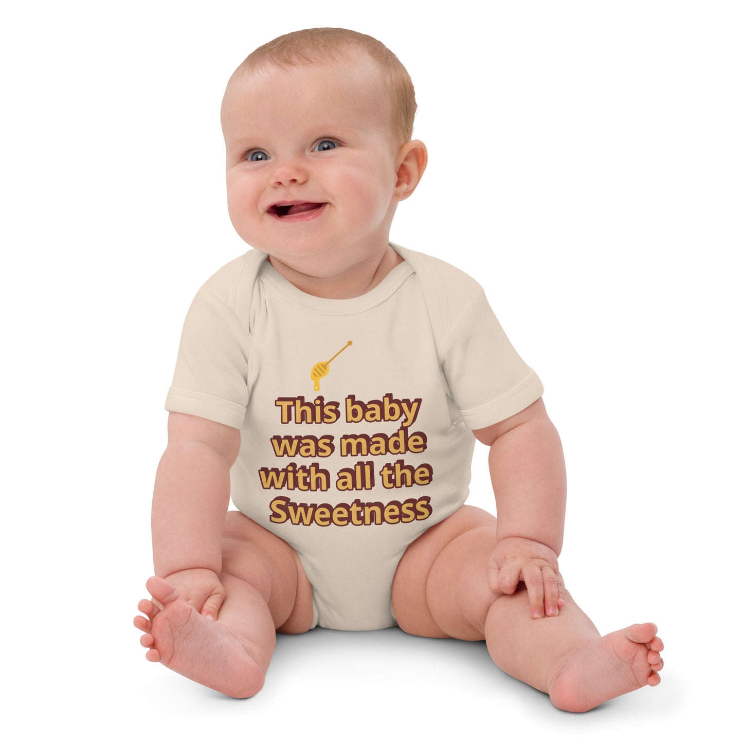 Organic cotton baby bodysuit